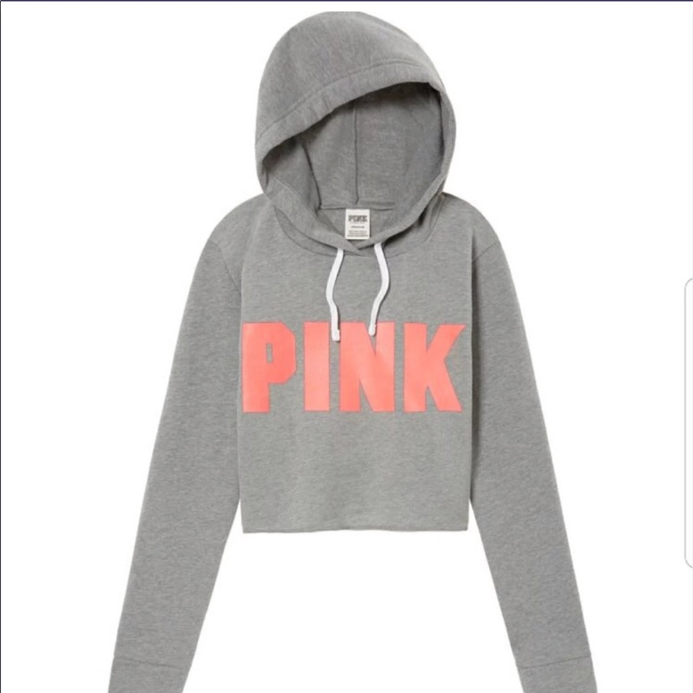 VSPINK Cropped Cutoff Pullover NWOT